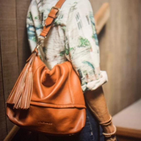 Miley Shoulder Bag by Louenhide in Brown - Picture 6 of 8